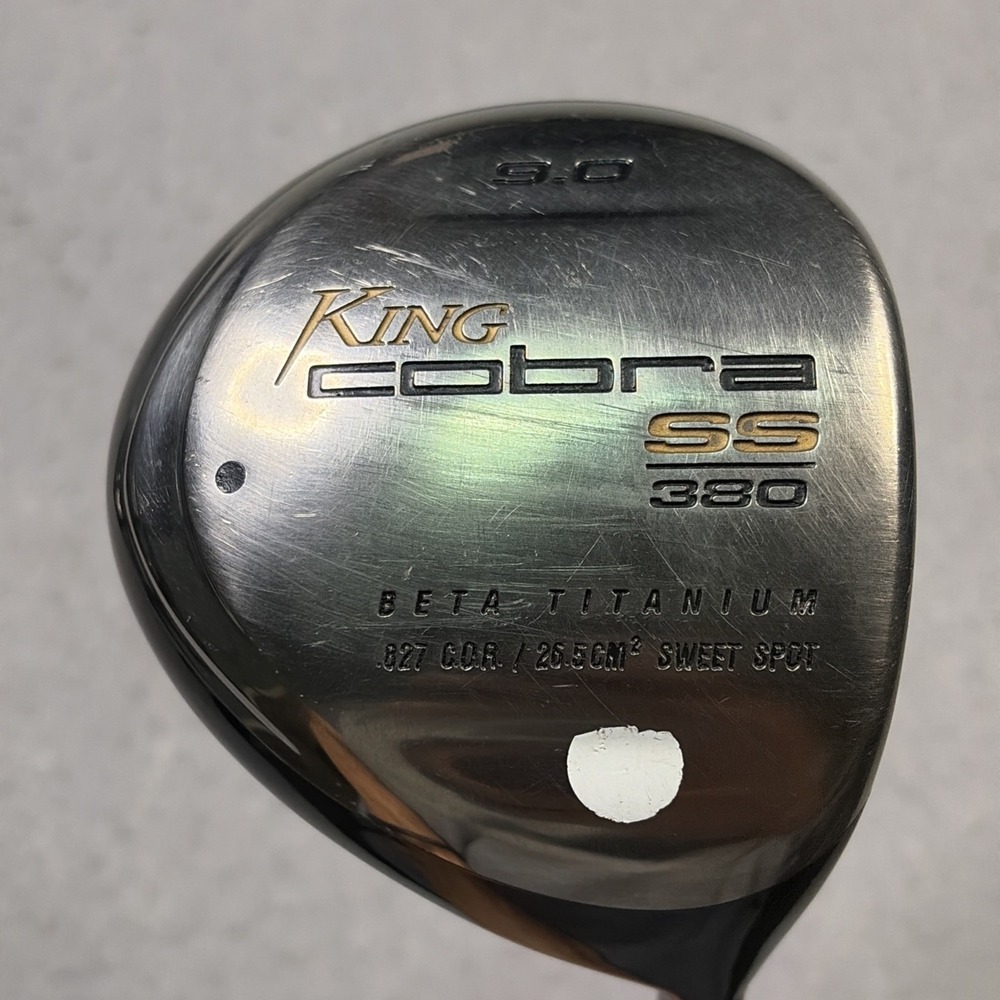 King Cobra SS 380 Driver 9.0* Mens RH graphite stiff flex YS-5.1 MTF 55g w hc